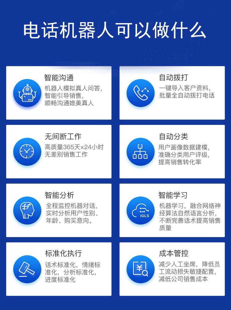 武漢人工智能電話電銷機(jī)器人功能(人工智能語(yǔ)音電話銷售)